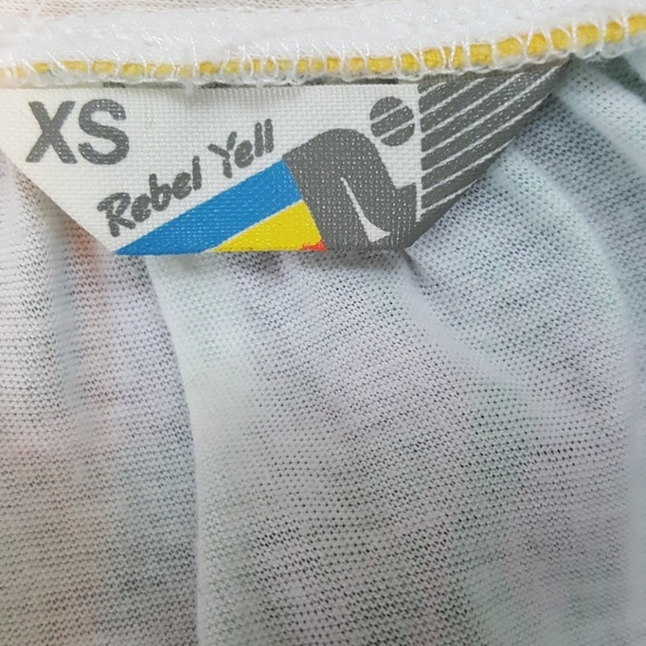 LAST CHANCE! CLOSET CLOSING! Rebel Yell flowy cross-neck summer tunic shirt XS - Picture 7 of 7